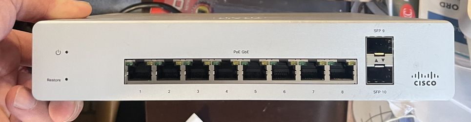 MERAKI MS2208P Switch/Cloud Configured (UNCLAIMED)