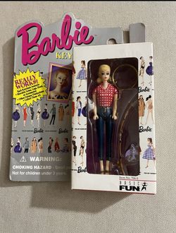 Three VINTAGE Barbie Keychain Original Mattel