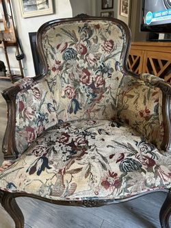 Floral Upholstered Chairs