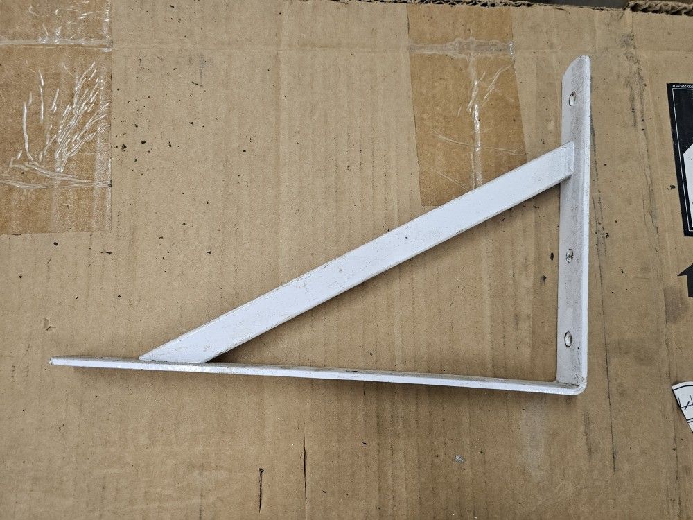 Shelf Bracket: 12 in Lg, 8 in Ht, 175 lb Capacity
