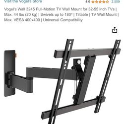 vogel’s tv full motion wall mount 32-55 inch tv this is top of the line mount 