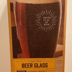 Refinery & Co. Oversized Pilsner Beer Glass Holds 55 oz.