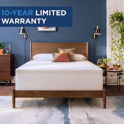 New Tempur-Cloud 2-Inch Mattress Topper, Full,White