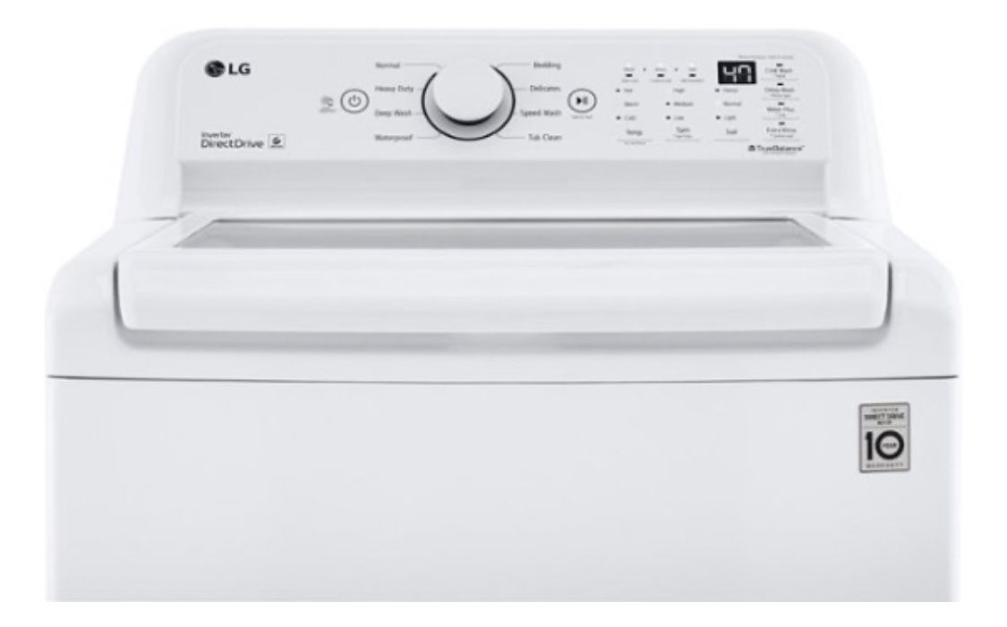 LG - 4.5 Cu. Ft. Smart Top Load Washer with Vibration Reduction and TurboDrum Technology - White