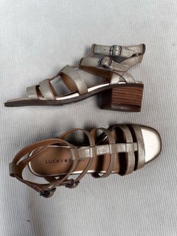 Lucky Brand Leather Sandal Size 6