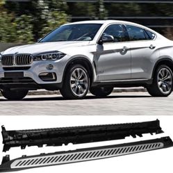 Fits 2015-2019 BMW X6 F16 4DR Left Right Side Step Nerf Bars Running Boards 2PCS