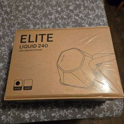 Cooler Master Elite 240mm AIO CPU Liquid Cooler Black ARGB