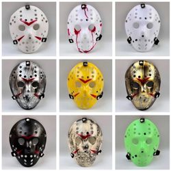 Brand new Halloween Jason mask set of 9
