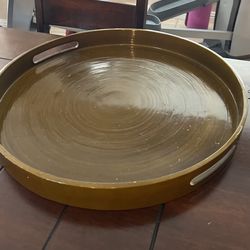 Large Bamboo Tray New 