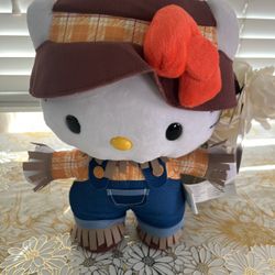 Hello Kitty Scarecrow Fall/Halloween Stepper 