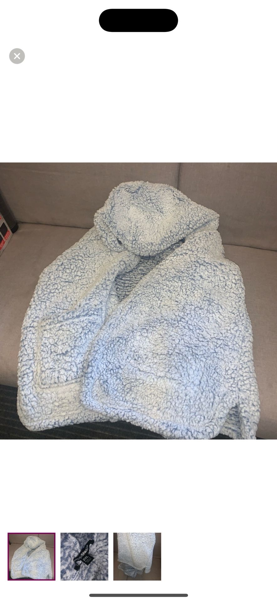 WOMENS 2XL XXL SHERPA CARDIGAN JACKET