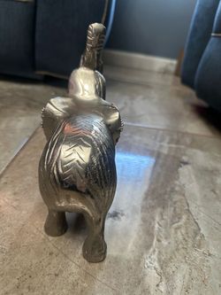 silver decorative elephant