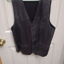 Leather Vest