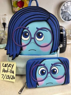 Loungefly Sadness set (EUC)