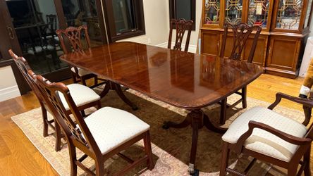 Thomasville Dining Table 92”x44” Adjustable Length