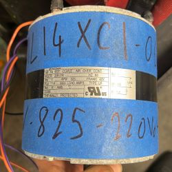 Condenser Motor. 1/4 Hp 825 Rpm CCW 220 Volt 