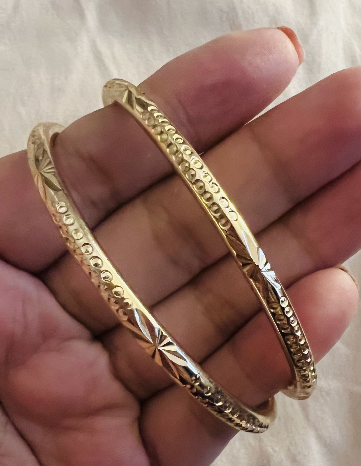 Gold Plated Bangles