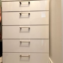 Modern White Dresser 