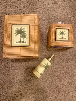 Palm Tree Bath Set