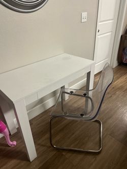 Desk and chair