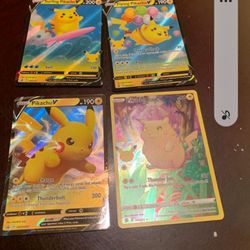 Pikachu Collection Cards 