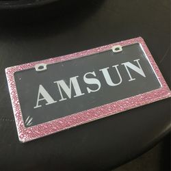 Crystal License Plate Frame!