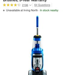 Bissell Proheat 2X Revolution pet Upright Carpet Cleaner 