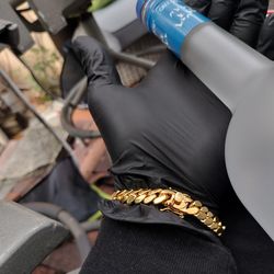 14k gold plated Miami Cuban Link bracelet