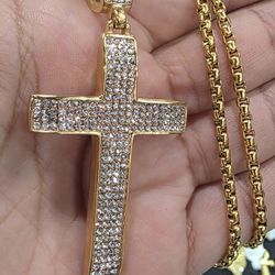 Necklace lovelord cross stainless steel