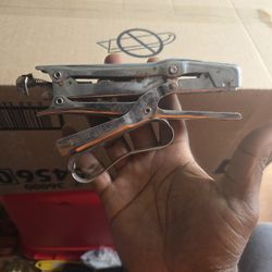 Vintage ACE Hand Held Stapler Fastener Clipper Model 702 USA Made