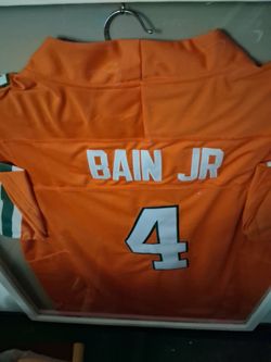 Bain Jr #4 Orange Football Jersey