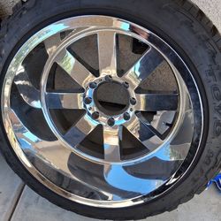 22×14 Moto Metal rims 
