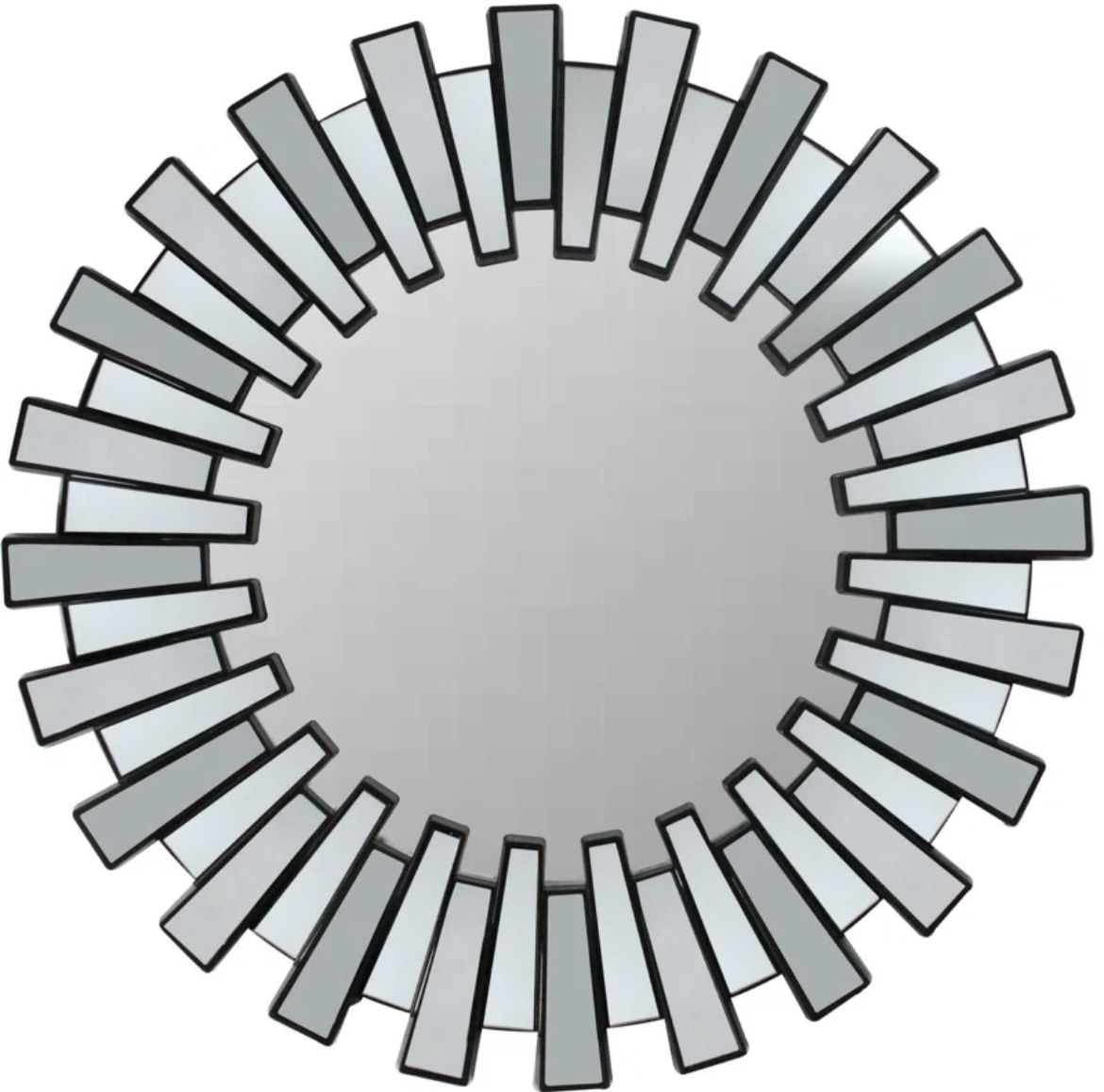 Freelon Round Sunburst Accent Mirror