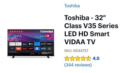 Toshiba - 32" Class V35 Series LED HD Smart VIDAA TV