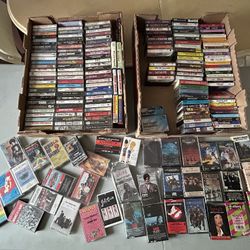 Cassette Tape Bulk Lot Rock HipHop Rap Funk Soul Oldies Horror