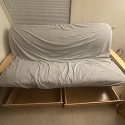 FREE Solid Birchwood Futon Bed – Couch to Bed