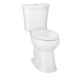 Glacier Bay
Power Flush 12 in. Rough in 2-Piece 0.95 GPF/1.28 GPF Dual Flush Elongated Toilet in White with Slow-Close Seat Included