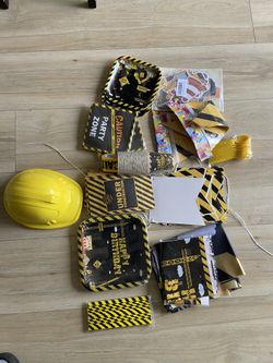 UnderConstruction Birthday  Decoration 