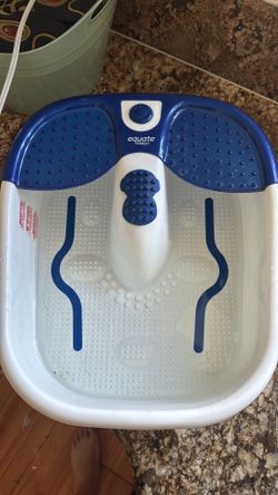Equate Toe Touch Control Bubble Massage Foot Bath