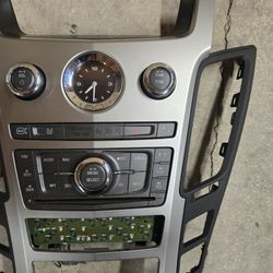 2008–2014 Cadillac Cts Climate Control Radio Center Console Panel