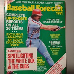 Mike Schmidt - Philadelphia Phillies - 1981 Baseball Forecast Magazine