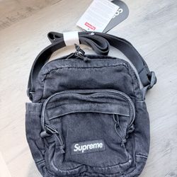 Supreme Denim Shoulder Bag