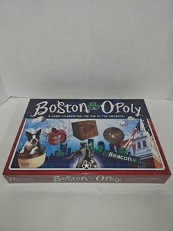 Boston-Opoly Family Board Game A Game Celebrating The Hub Of The Universe New