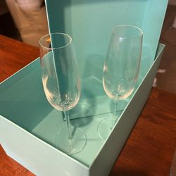 Tiffany Champagne Flutes 