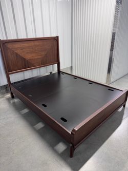 Rockford Queen Panel Bed Frame Walnut