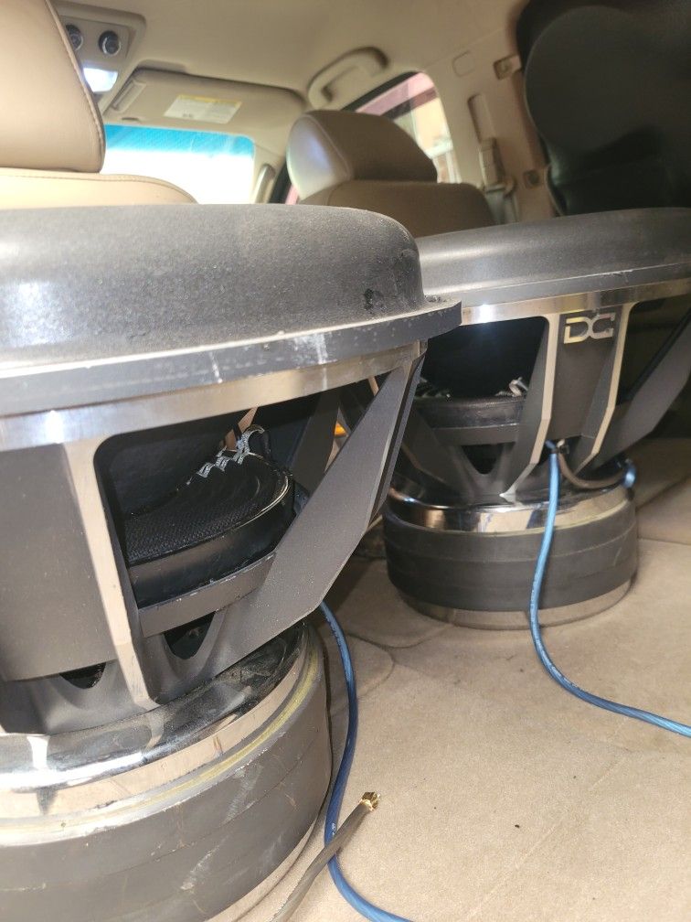 Two DC Audio 18s Level 6, With Large Surround