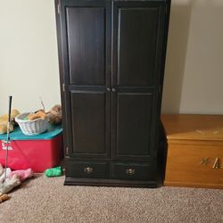 Armoire, Stained Pine