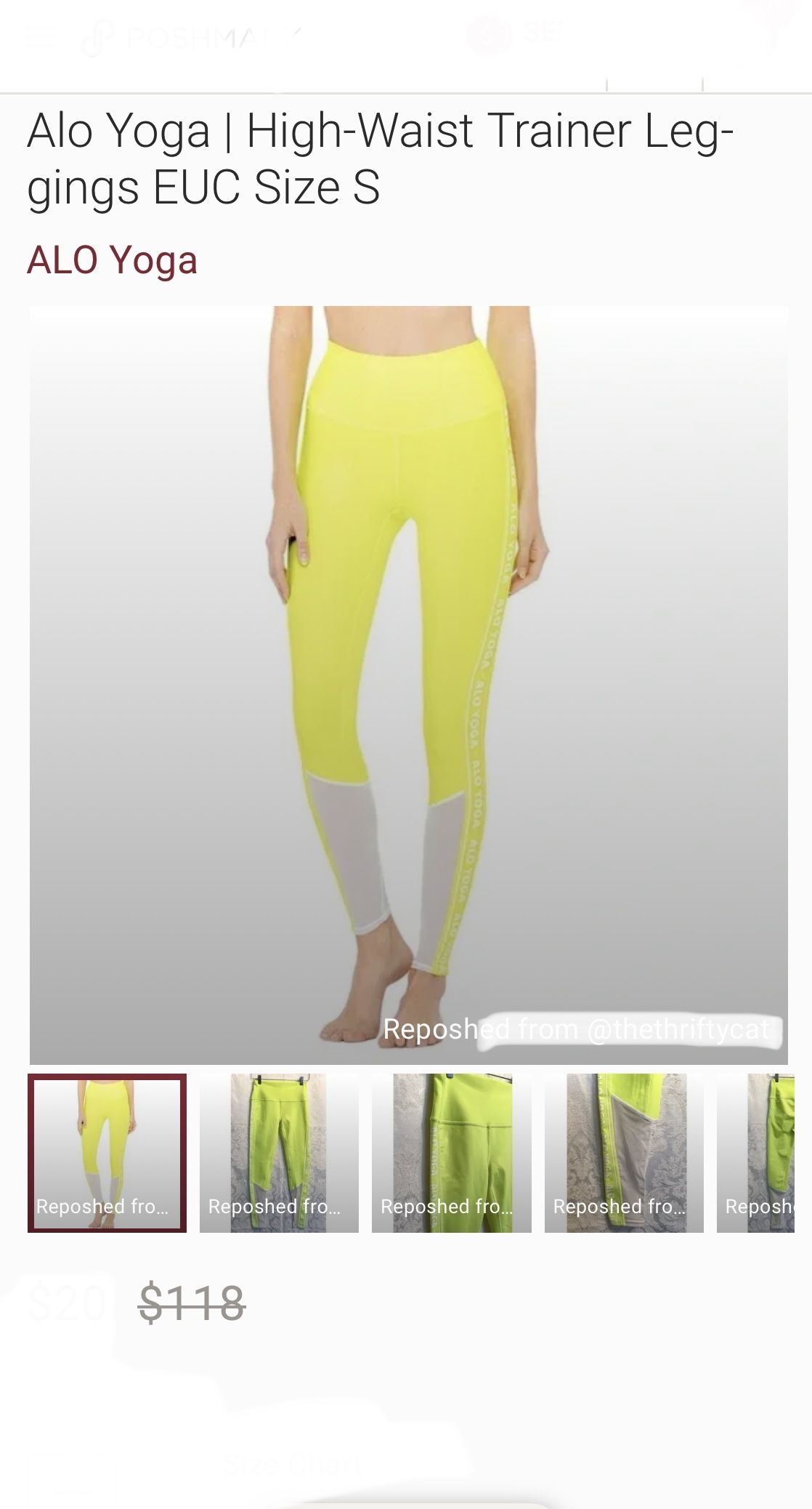 (AVAILABLE if listed). Alo Yoga Leggings