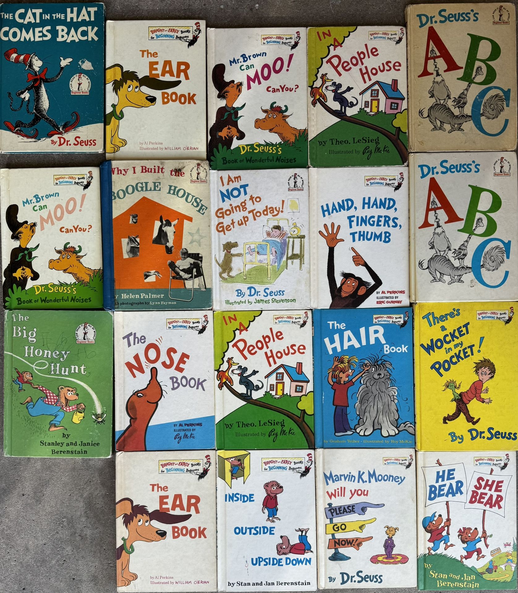 Vintage Dr. Seuss & Beginner Books Lot – 20+ Hardcover Children’s Books (1970s era)