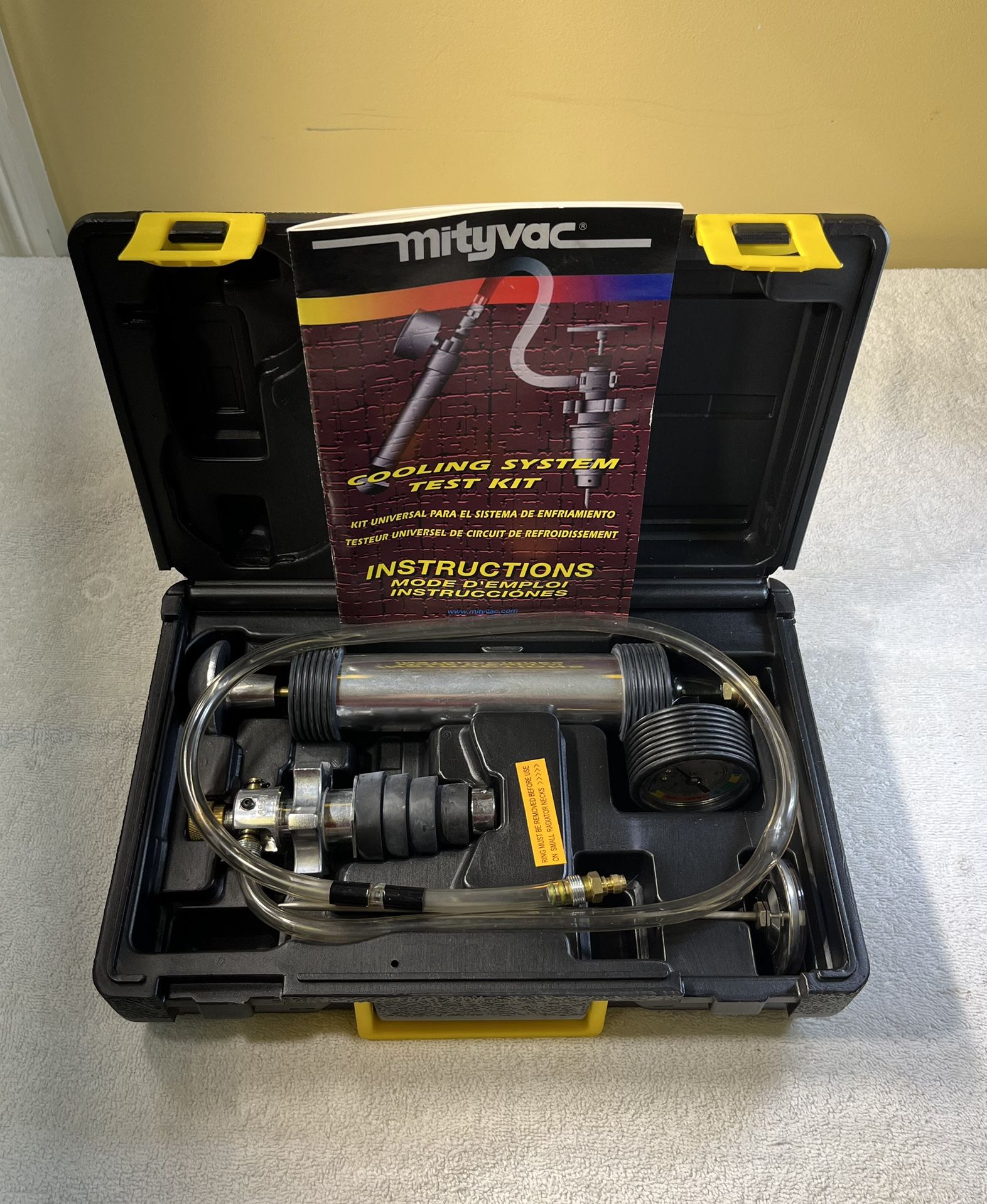 Mityvac Cooling System Test Kit with Case